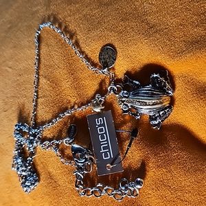 Chico's Phabian the Frog pendant necklace.